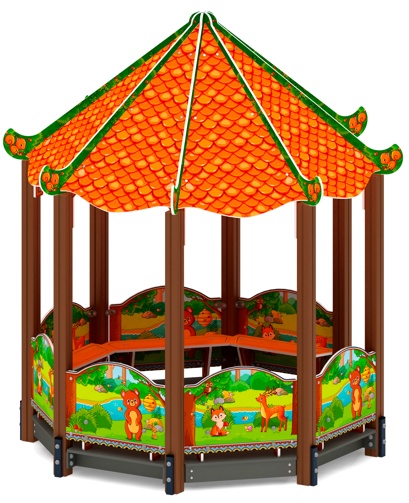 Беседка-пагода Карнавал (Полянка) - МФ 10.22.01-02