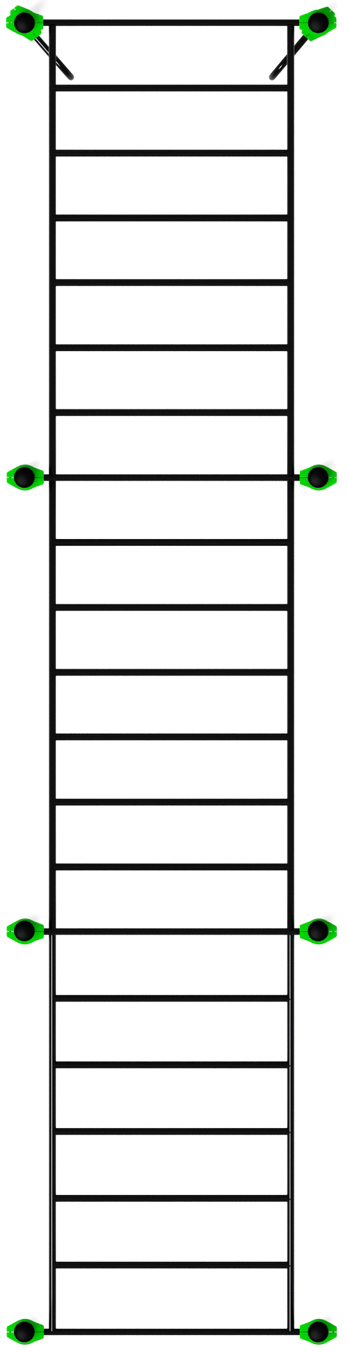 Воркаут ЛОВ 89 зеленый ВТ 101.11-02