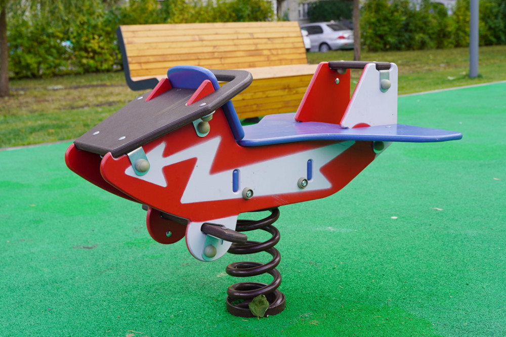 Качалка на пружине "Самолет" КА-1.9
