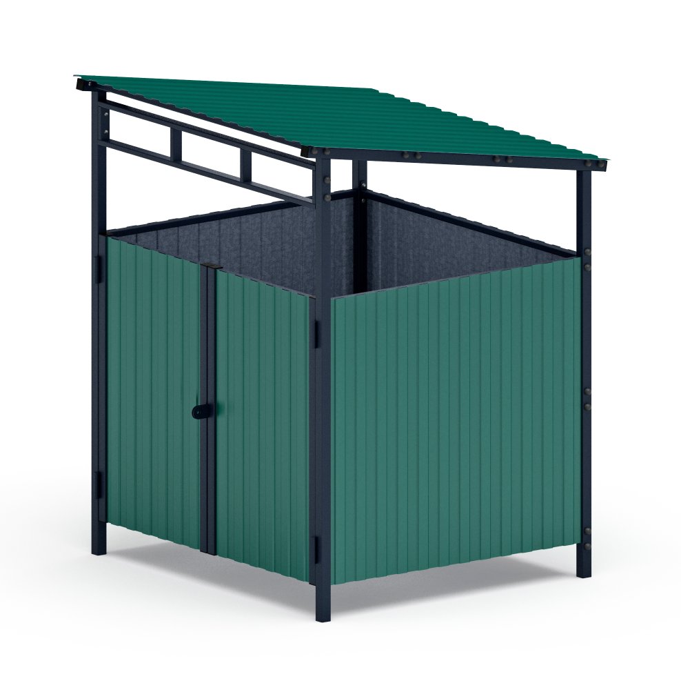 Навес контейнерной площадки для мусора (1 секция) МФ 55.02.02.1-01