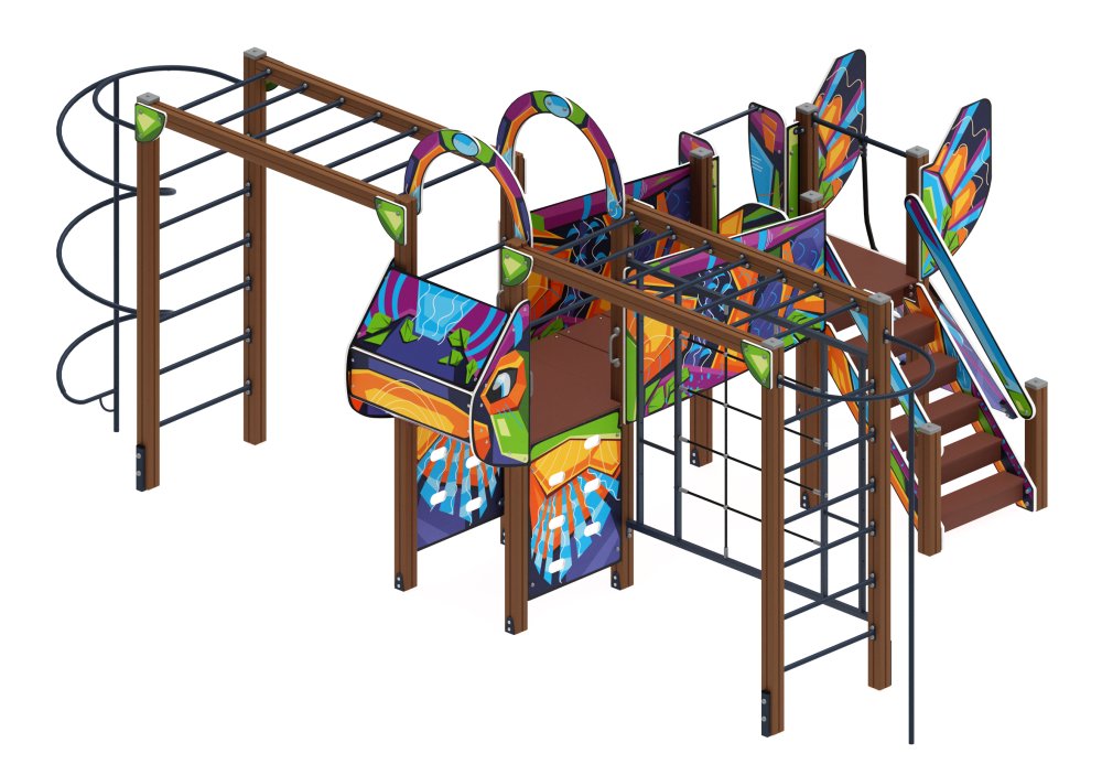 Аэроплан (Маскарад) - ДИК 2.03.4.02-02 - Игровой комплекс Н=1200