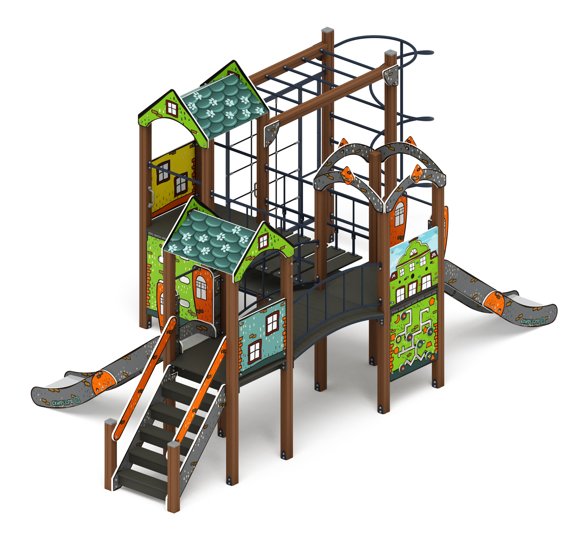 Городок (Город) - ДИК 2.01.3.02-01 - Игровой комплекс H=1200