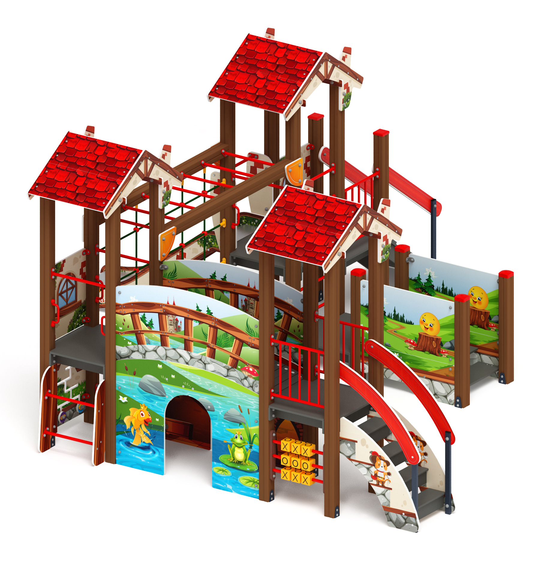 В гостях у сказки - ДИК 1.05.01-07.С - Игровой комплекс H=900