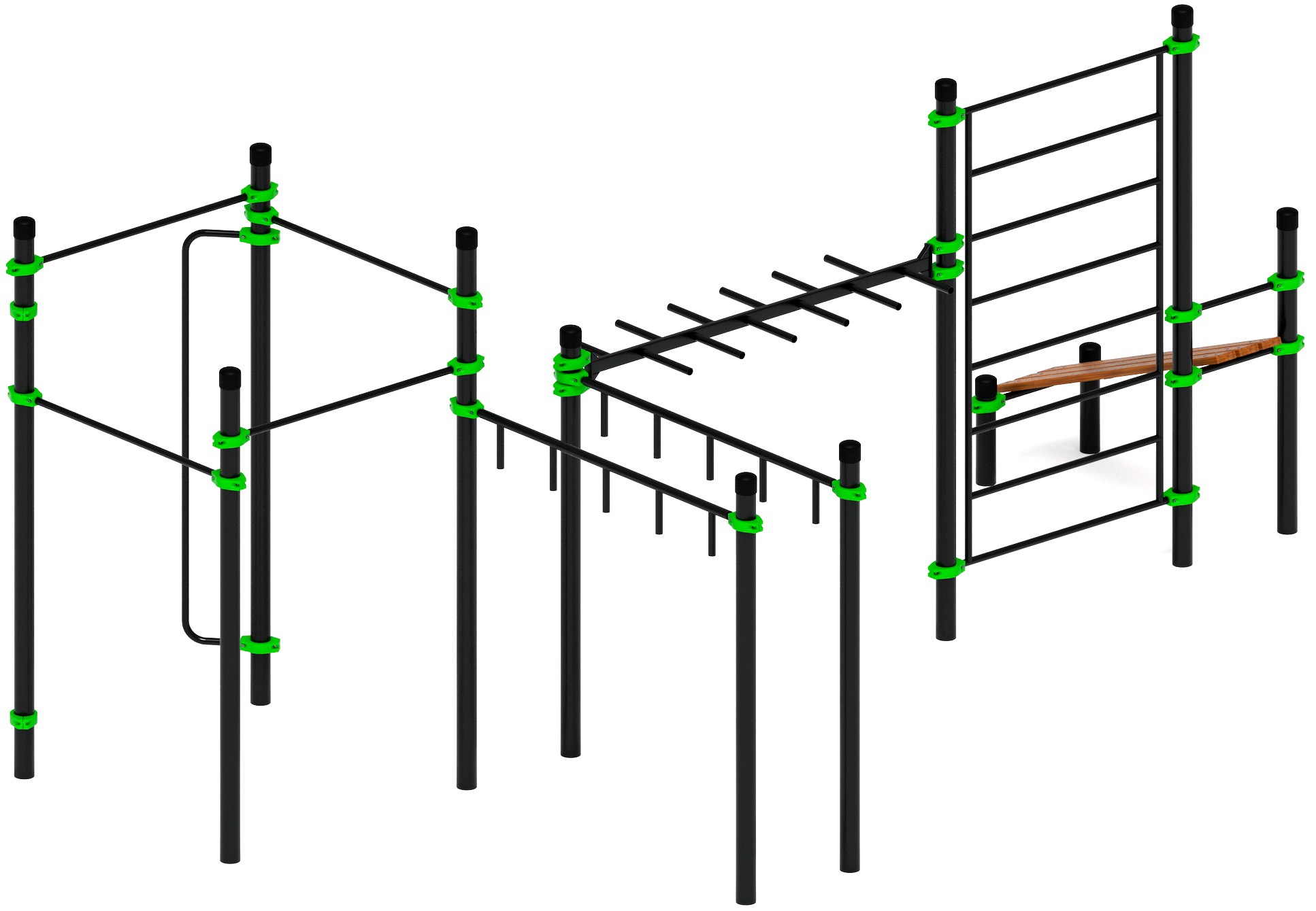 Воркаут ЛОВ 108 зеленый ВТ 102.14-02