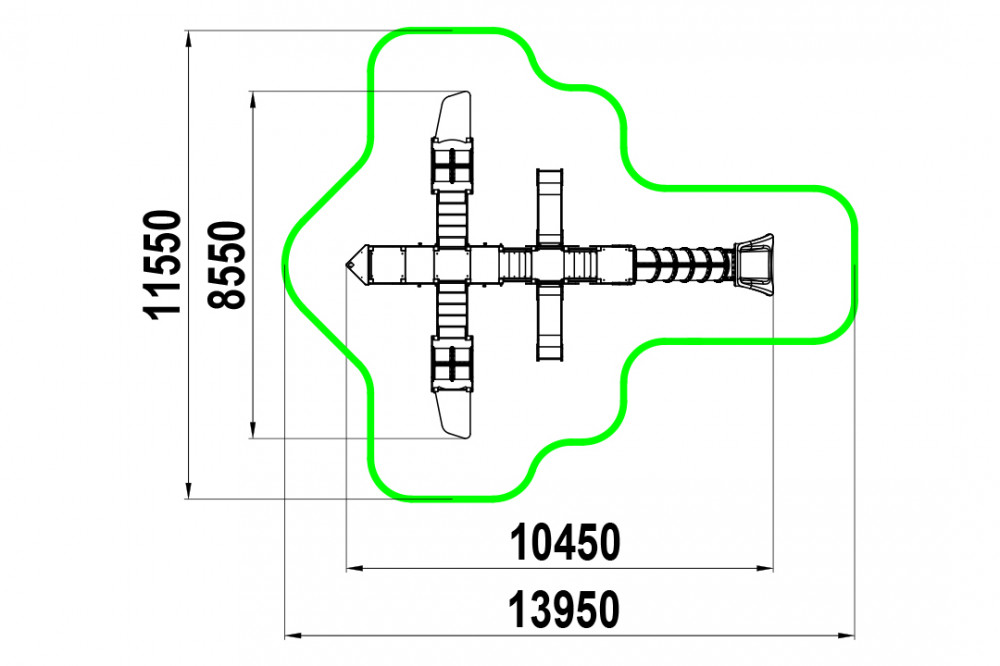 Игровой комплекс "Аэробус" ИКС-1.103