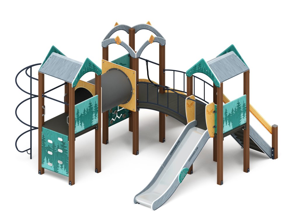 Городок (Тайга) - ДИК 2.01.3.03-23 - Игровой комплекс H=1200