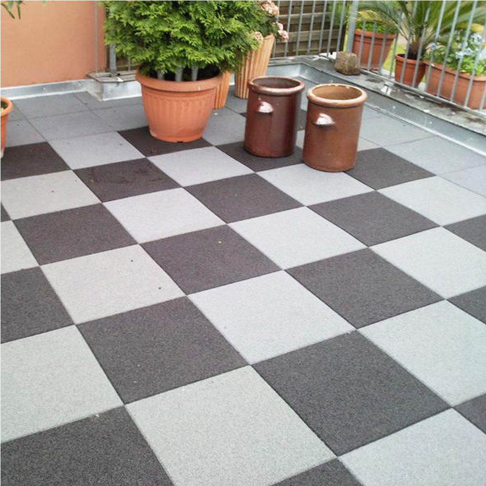 Резиновая плитка 500х500х40 мм (грунт)