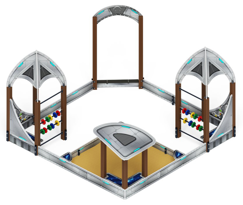 Песочный дворик Космопорт (Серый) - ИО 6.14.02-01
