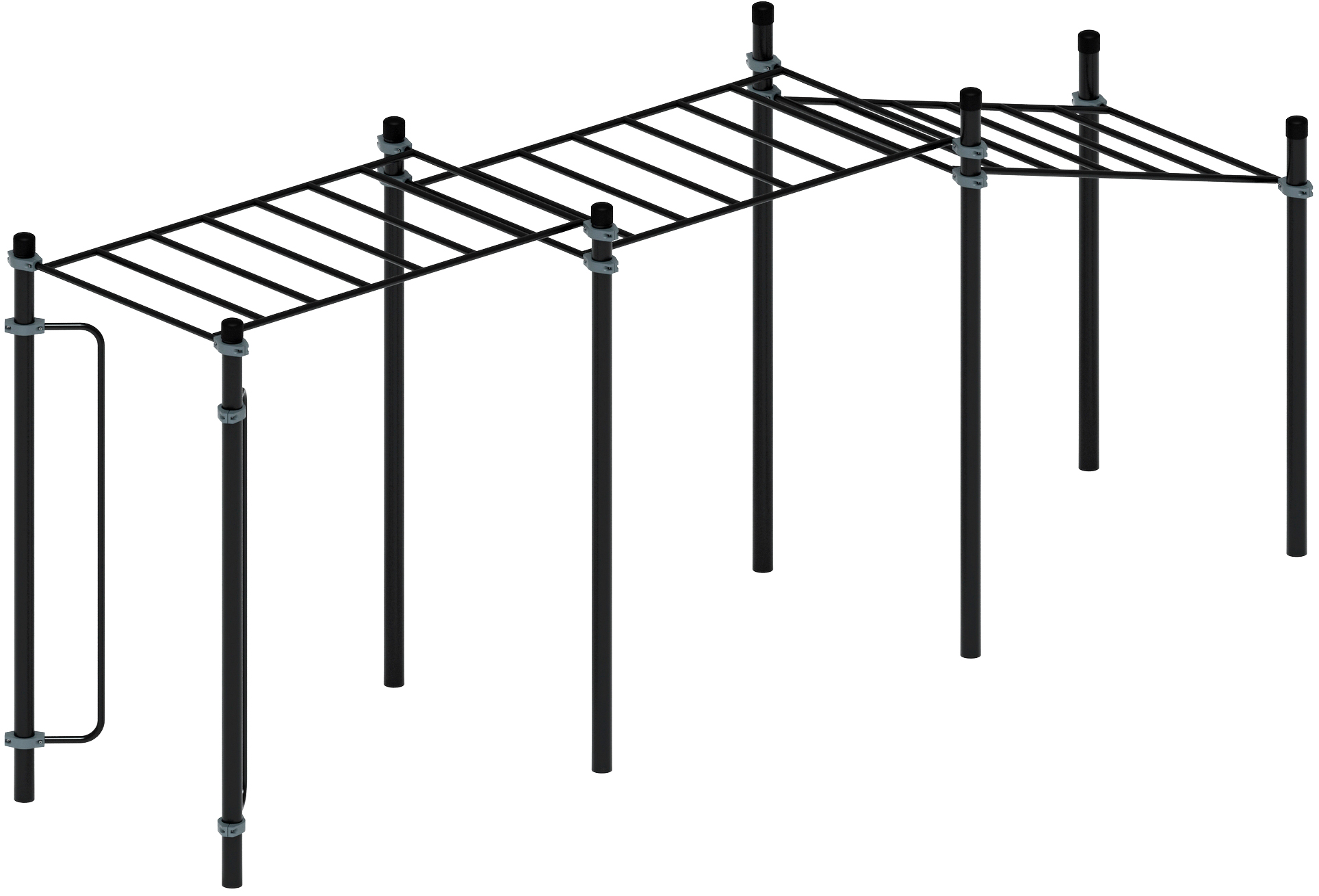 Воркаут ЛОВ 108 серый ВТ 102.11-03
