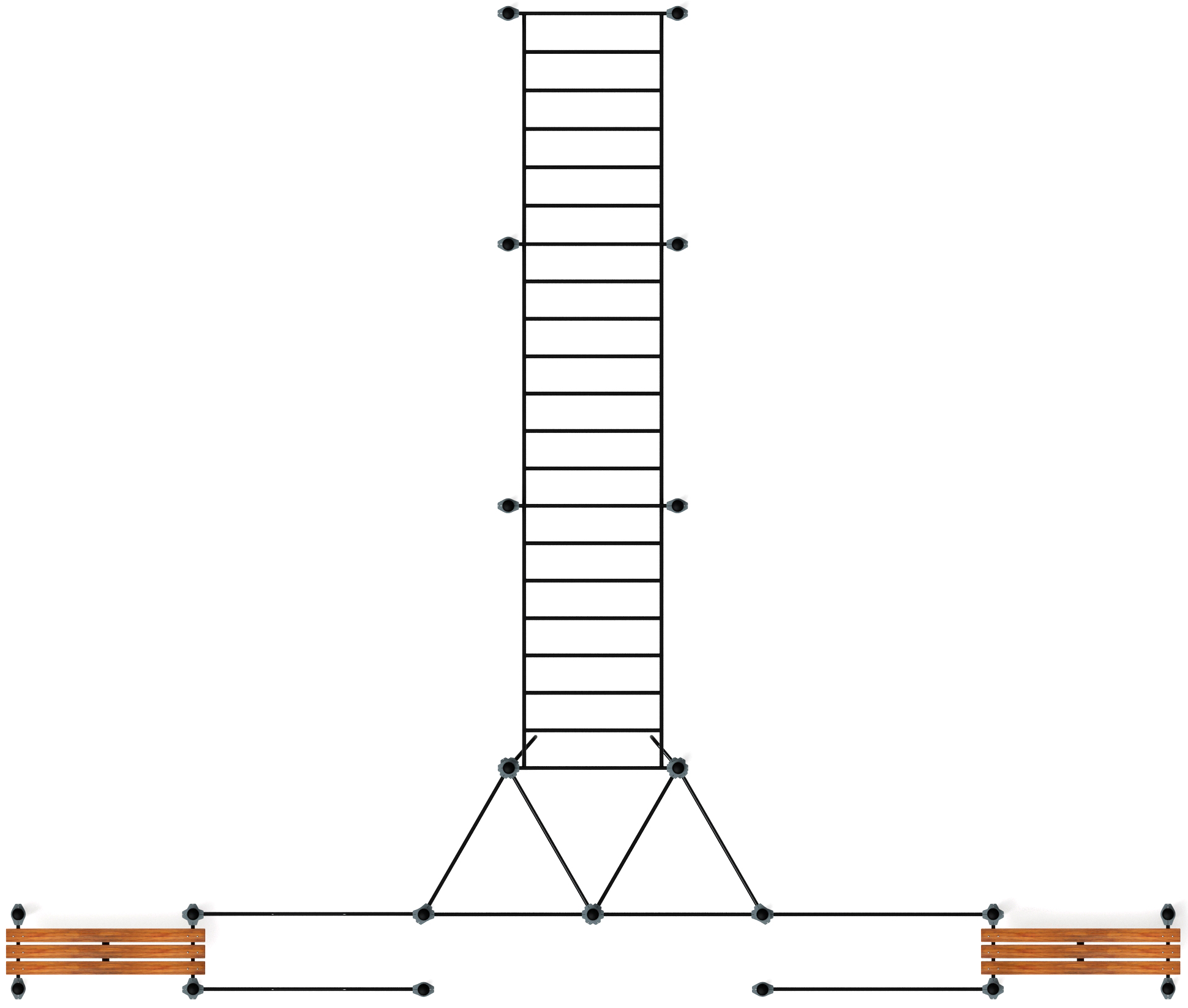 Воркаут ЛОВ 108 серый ВТ 102.25-03