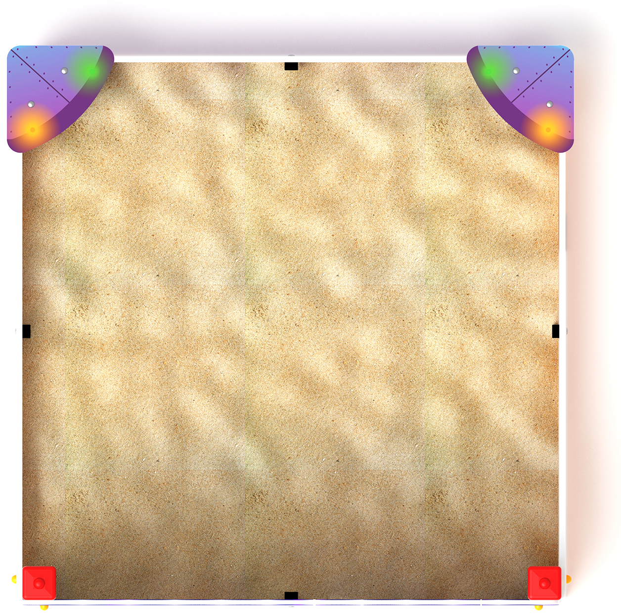 Песочница средняя с ограждением Космопорт - ИО 5.14.01-01