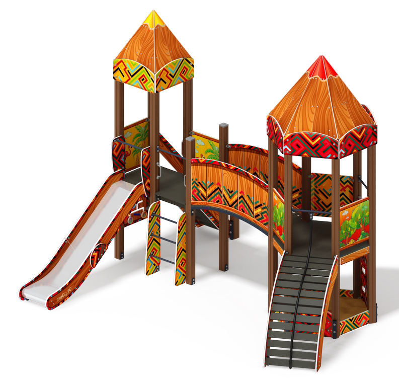 Карандаши - ДИК 2.26.02-01.С - Игровой комплекс Н=1200