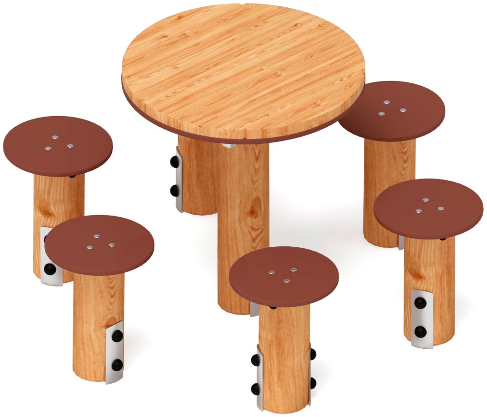 Столик взрослый (лиственница) МФ 32.01.05-Л