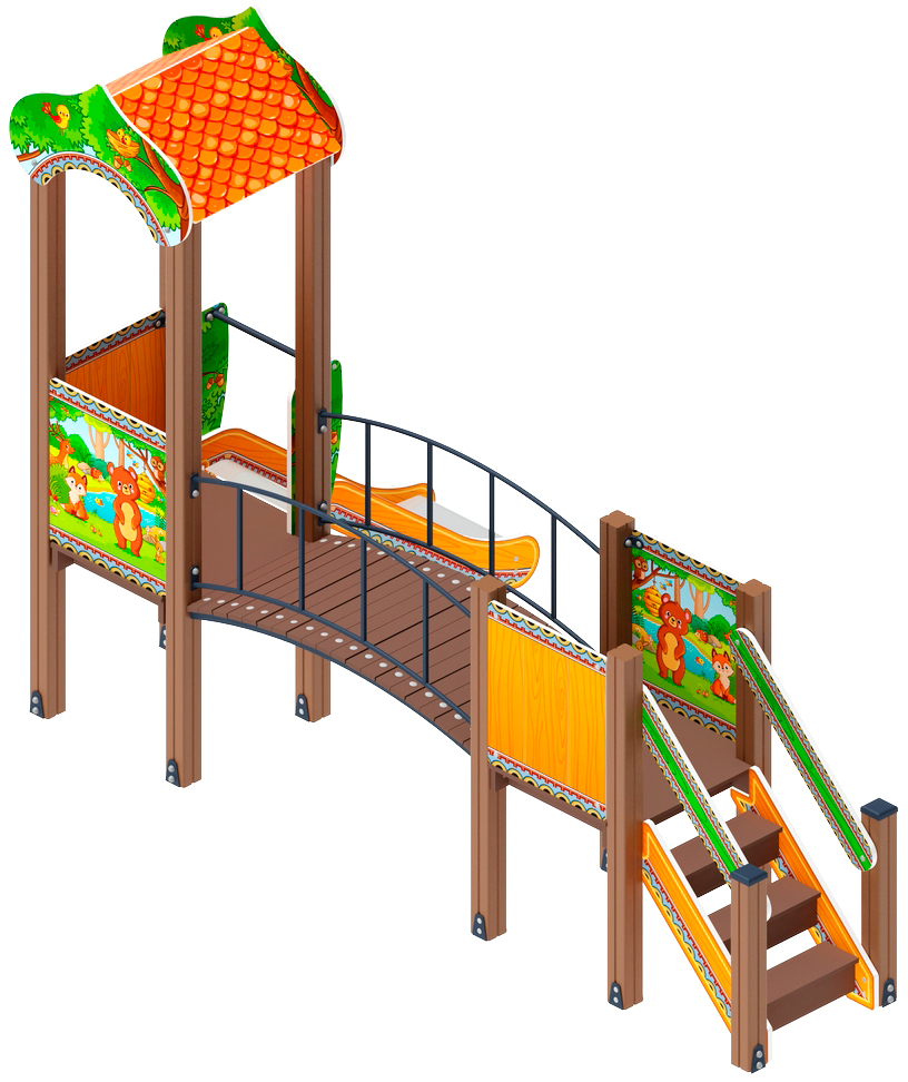 Полянка горка Н 750 ДИК 1.16.03-01