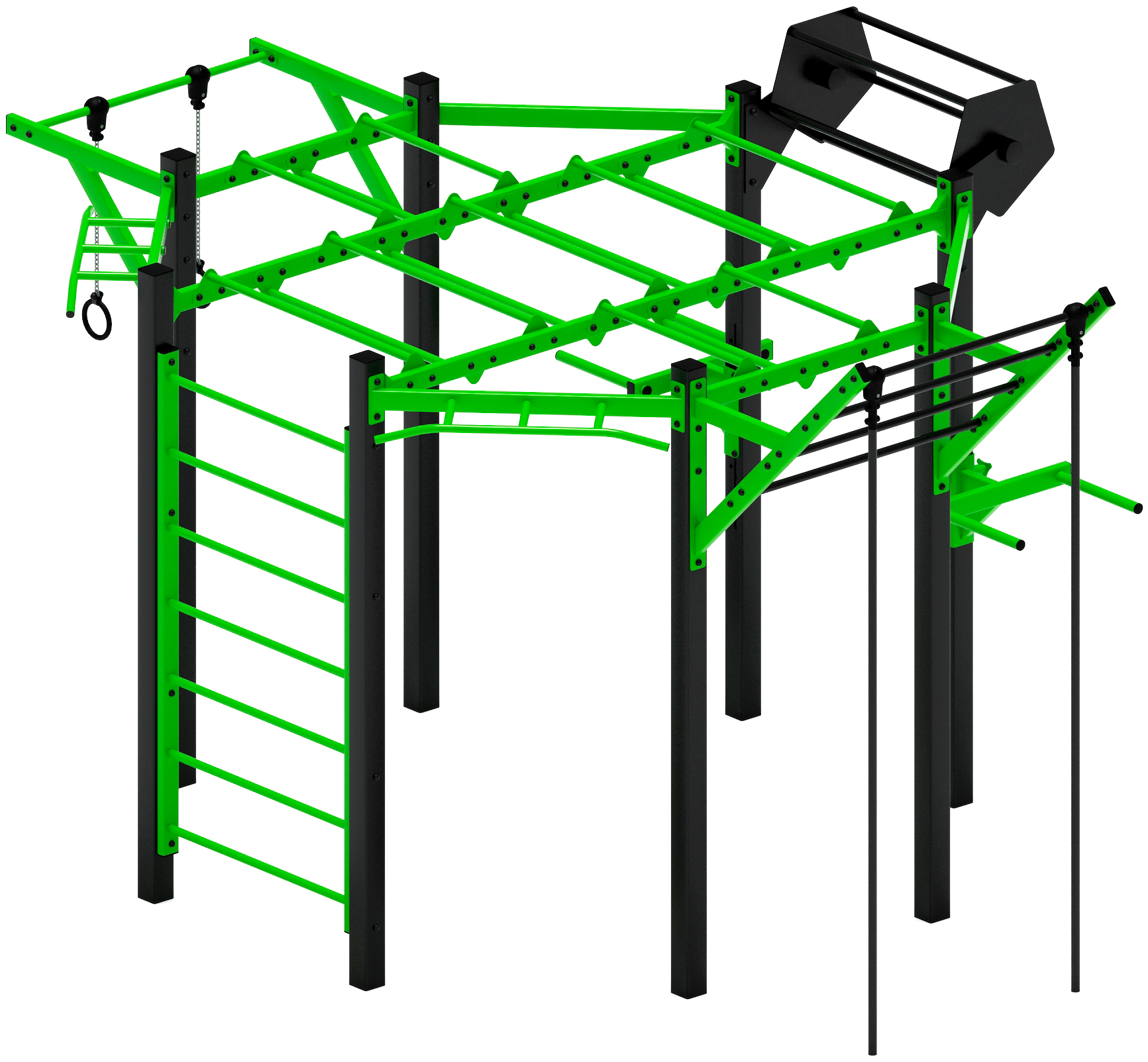 Многофункциональный спортивный комплекс (зеленый) МК 100.01-02