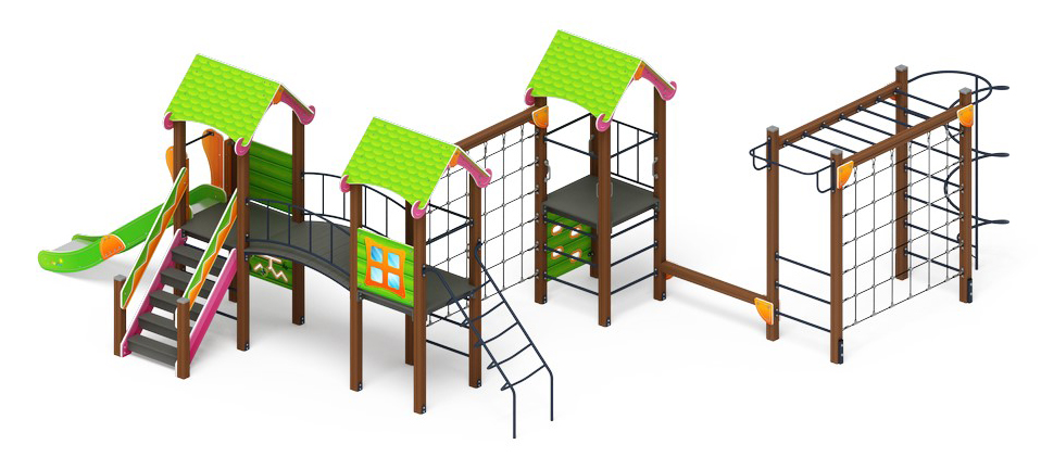 Лукоморье - ДИК 2.25.07-01.С - Игровой комплекс H=1200