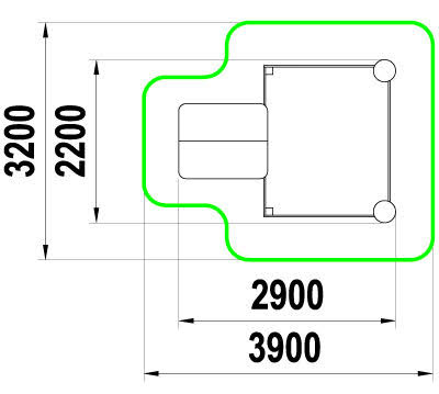 Песочница "Ягодный дворик" МФ-1.75