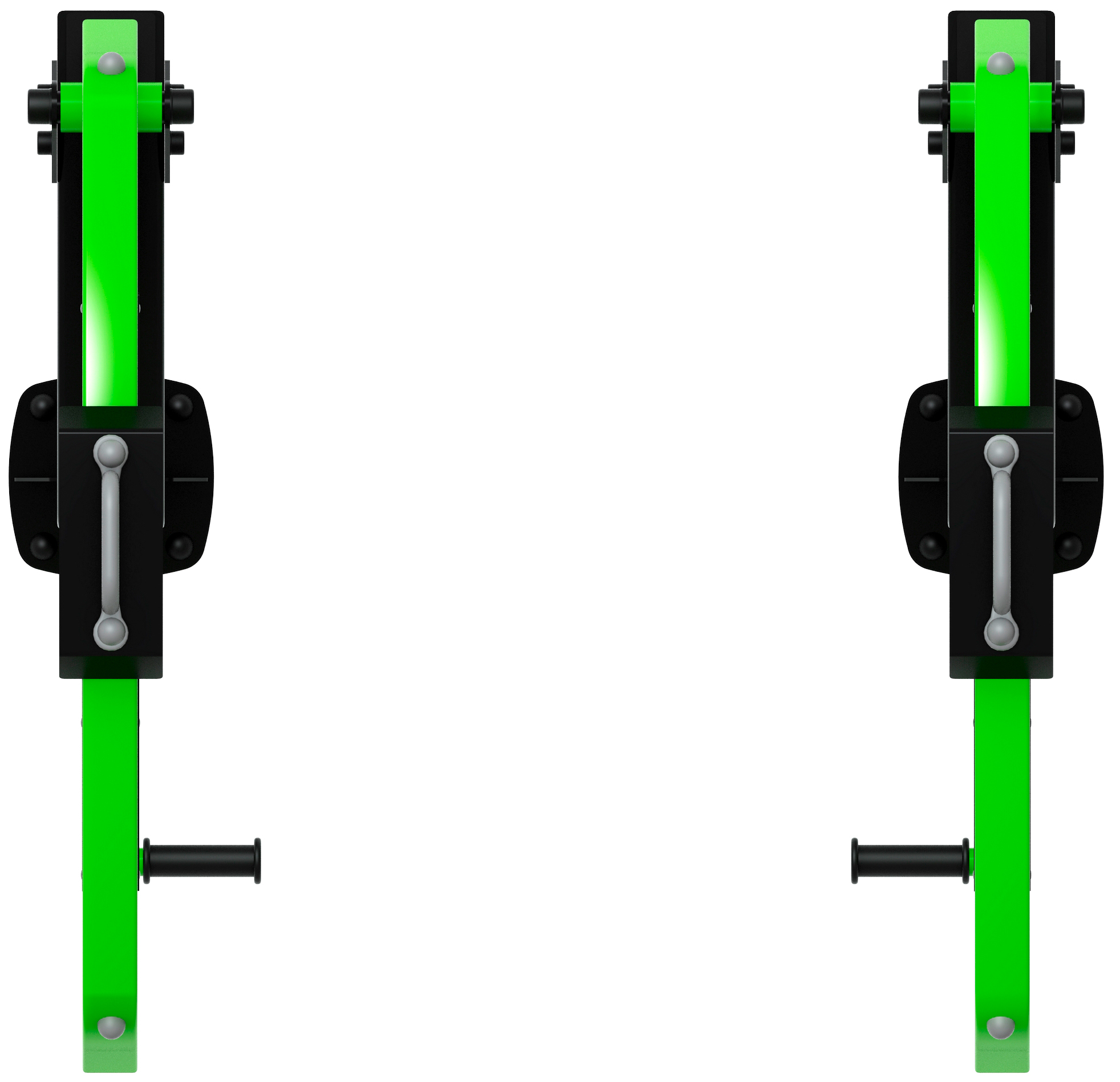 Приседания (зеленый) - Уличный тренажер - СТ 025-12.П