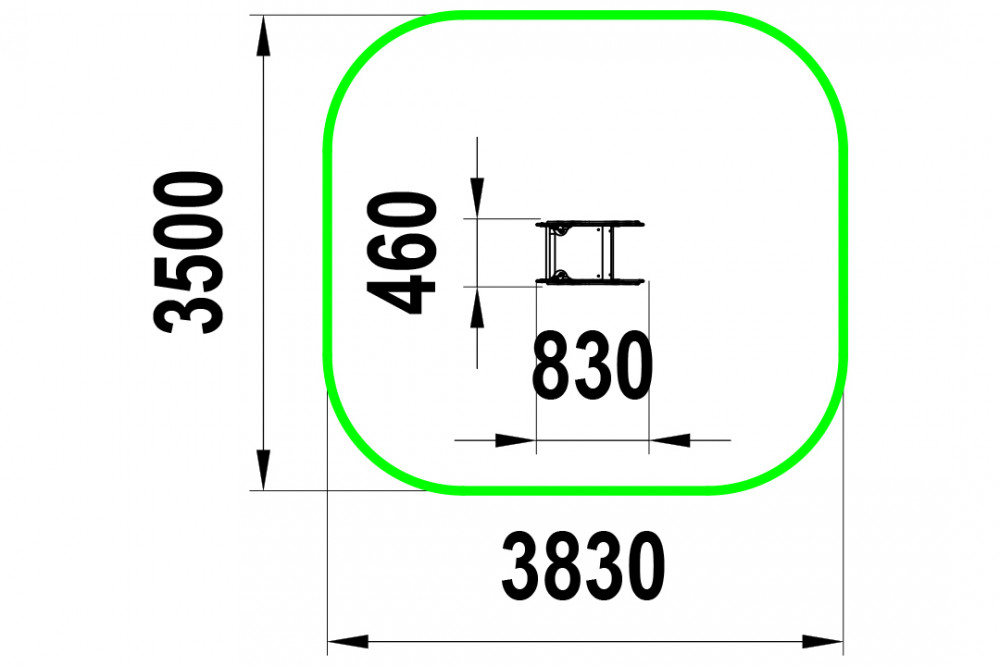 Качалка на пружине "Пароход" КА-1.28