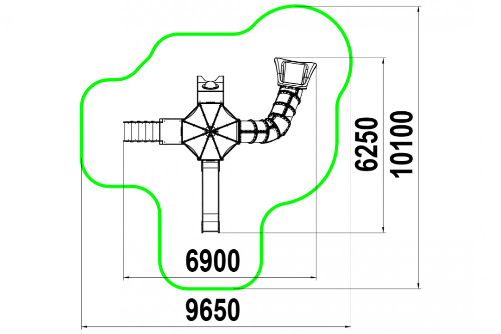 Игровой комплекс "Каменный замок 2" ИКС-1.206