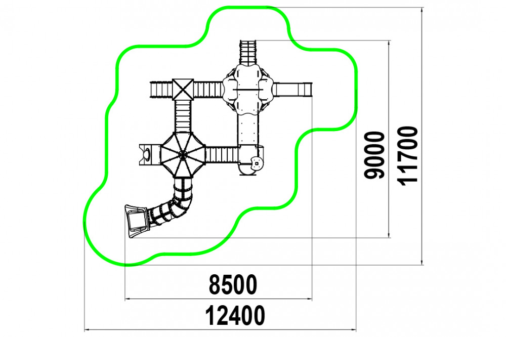 Игровой комплекс "Замок рыцаря" ИКС-1.207