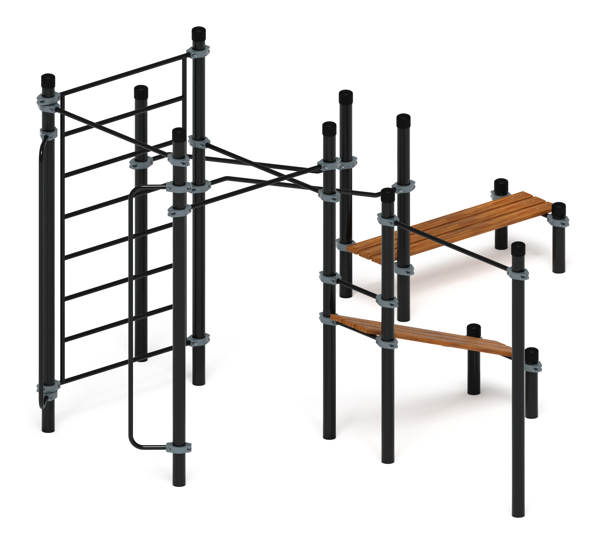 Воркаут ЛОВ 108 серый ВТ 102.18-03