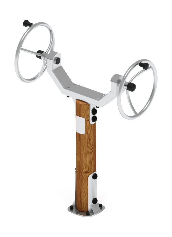 Тренажер рули (положение стоя) (лиственница темный) СТ 105-Л.И1.01