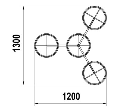 Цветочница кашпо ЦК-1.2