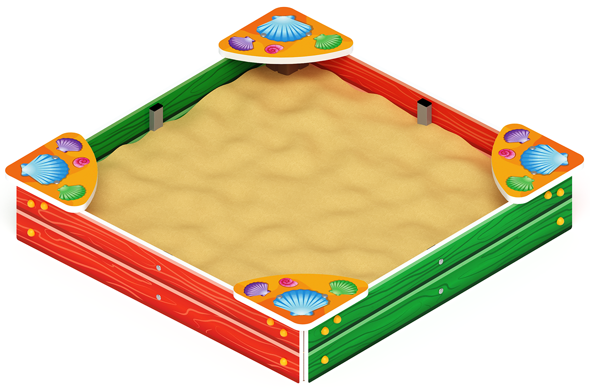 Песочница мини (Ракушки) - ИО 5.01.01-01