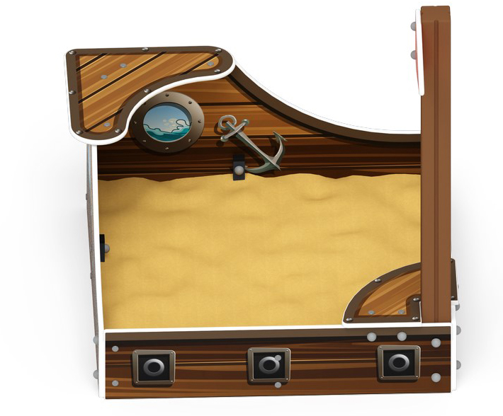 Песочница средняя Кораблик - ИО 5.03.01-02