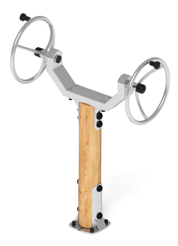 Тренажер рули (положение стоя) (лиственница) СТ 105-Л.И1