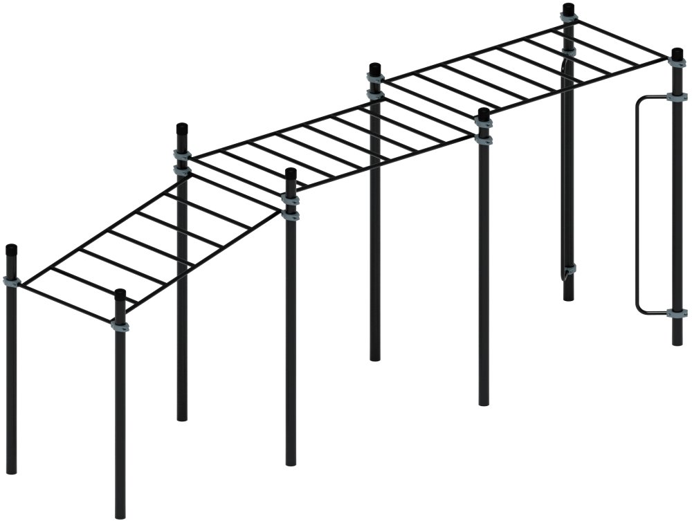 Воркаут ЛОВ 108 серый ВТ 102.11-03