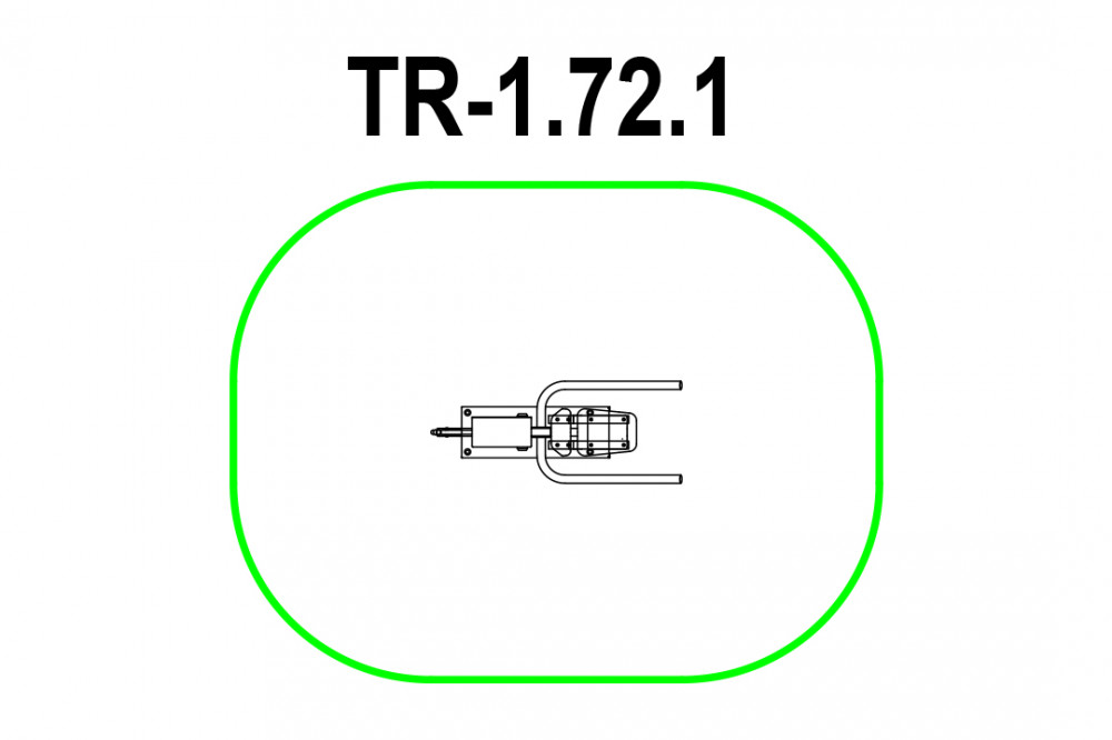 Тренажер «Жим на брусьях» с изменяемой нагрузкой ТР-1.72.1
