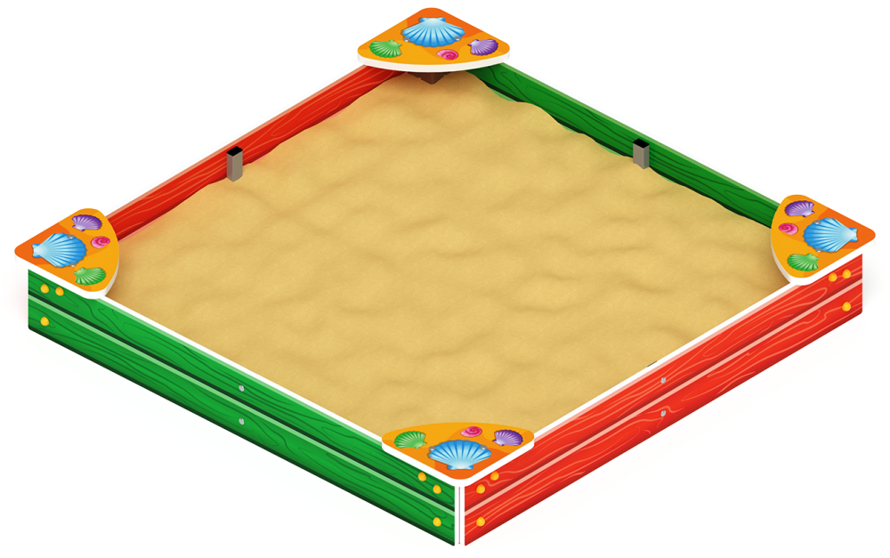 Песочница средняя (Ракушки) - ИО 5.01.02-01