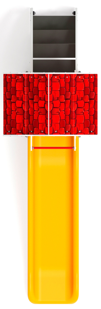 В гостях у сказки горка пластиковая Н 900 ДИК 1.05.01-22