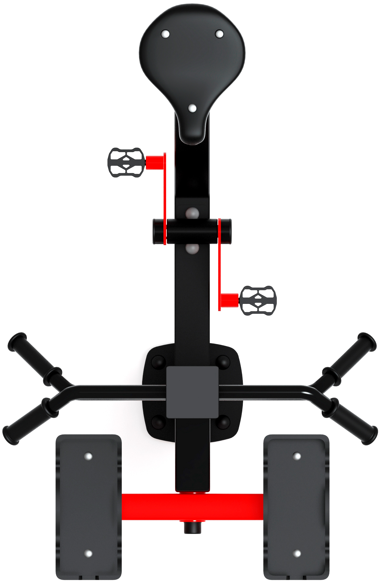Степ+Вело (красный) - Уличный тренажер - СТ 018-11