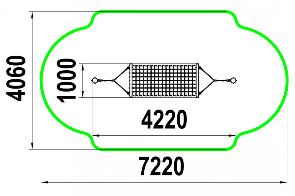 Качели "Гамак" КАЧ-1.31