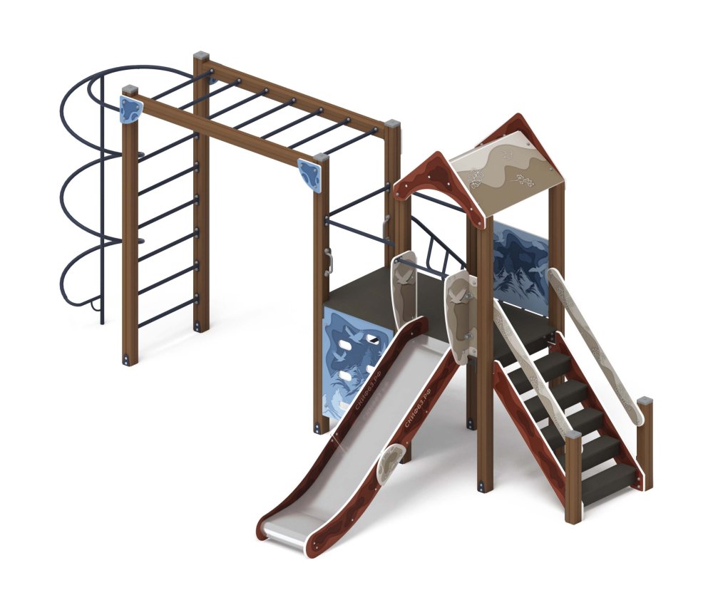 Играйте с нами (Алтай) - ДИК 2.01.1.08-04 - Игровой комплекс H=1200