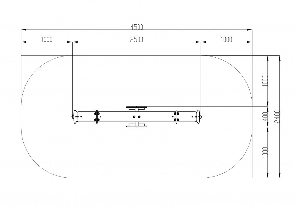 Качалка балансир со спинкой - ИО 21.М.01.01-П