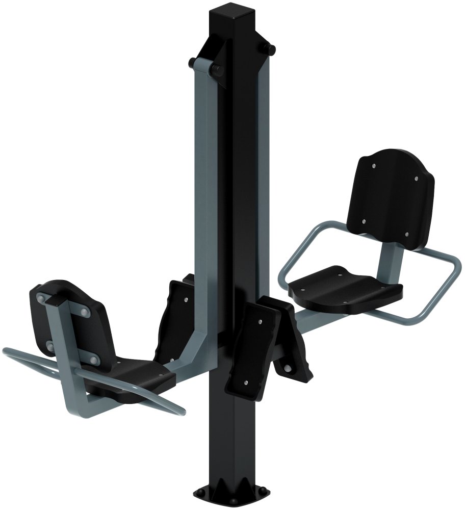 Жим ногами двойной (серый) СТ 032-13