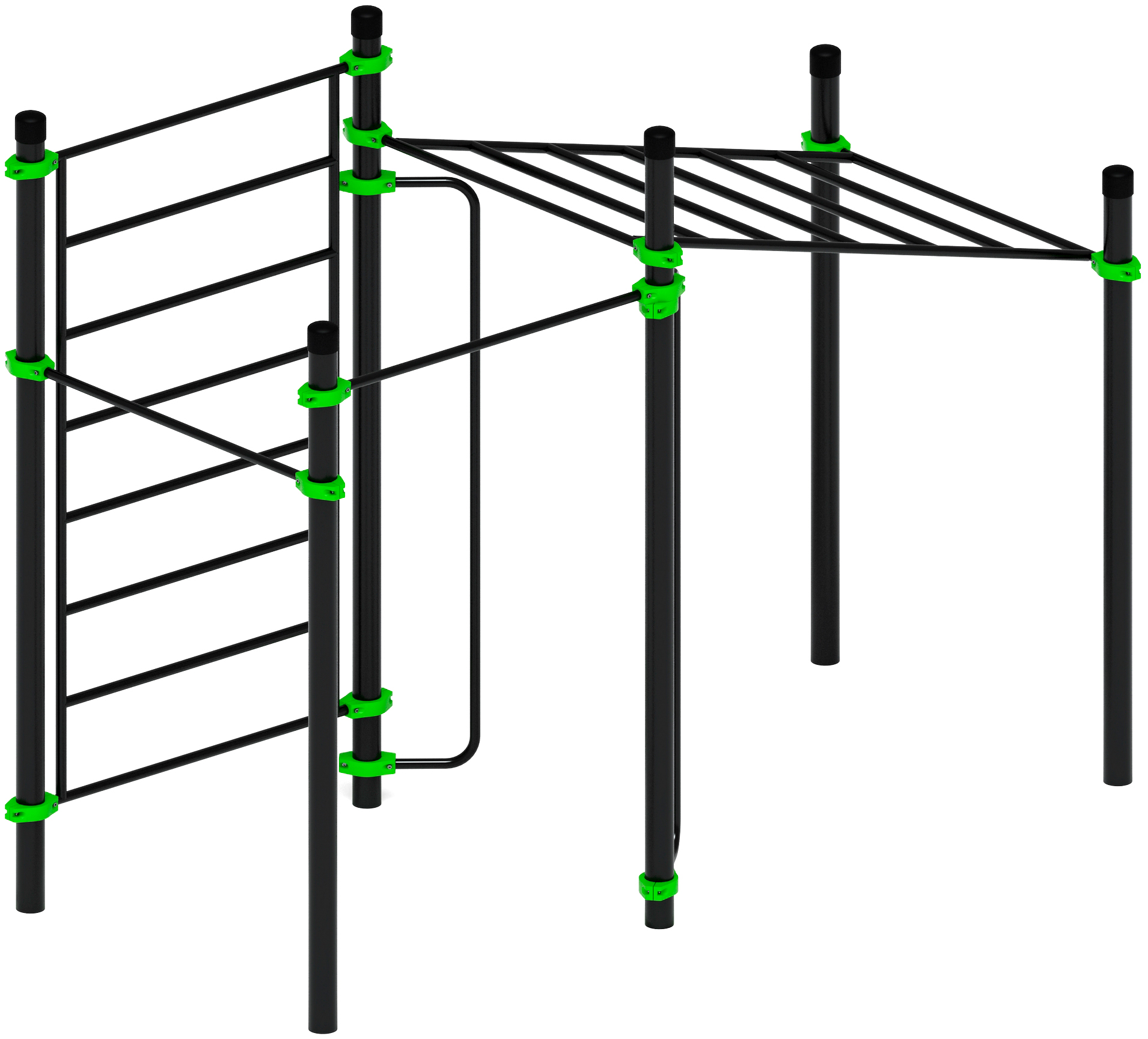 Воркаут ЛОВ 108 зеленый ВТ 102.12-02