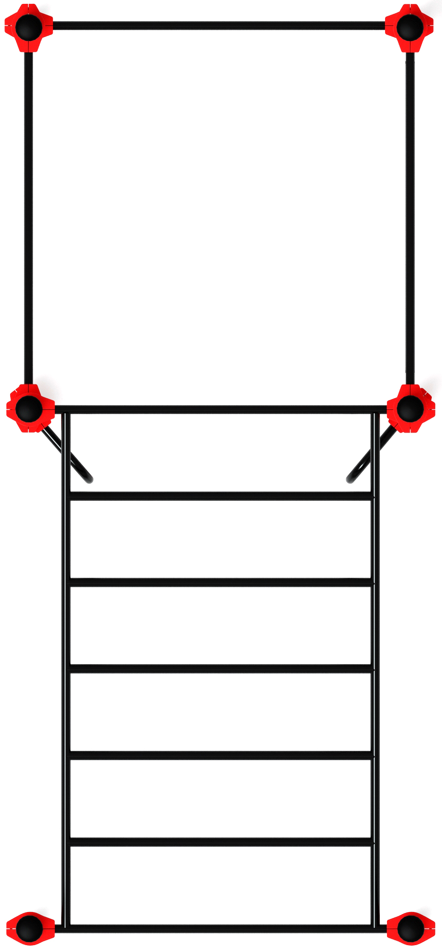 Воркаут ЛОВ 108 красный ВТ 102.12-01