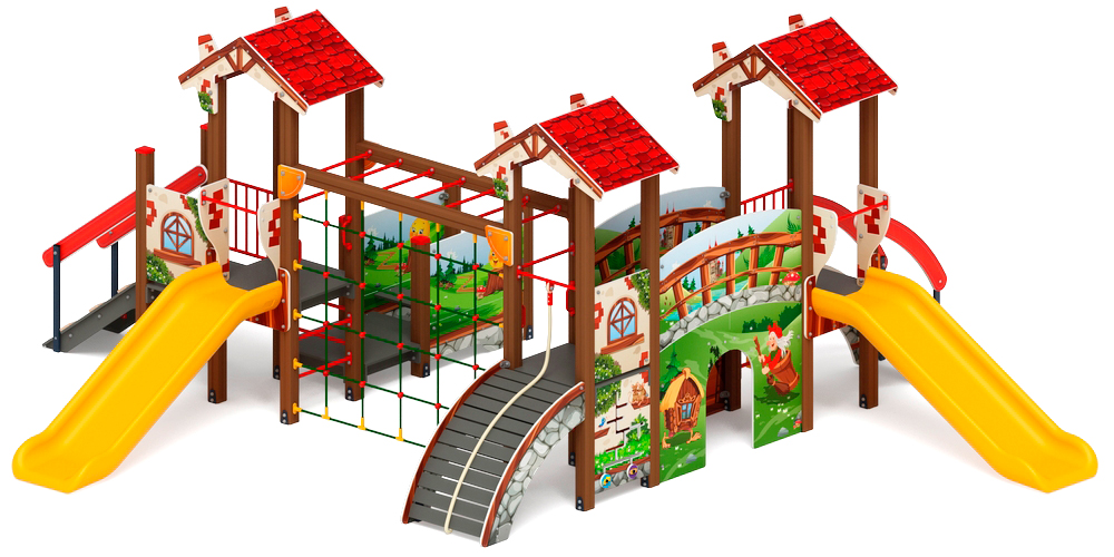 В гостях у сказки горка пластиковая Н 900 ДИК 1.05.01-29