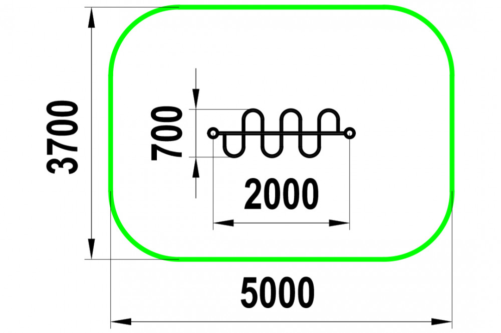 Рукоход "Змейка" W-03-001