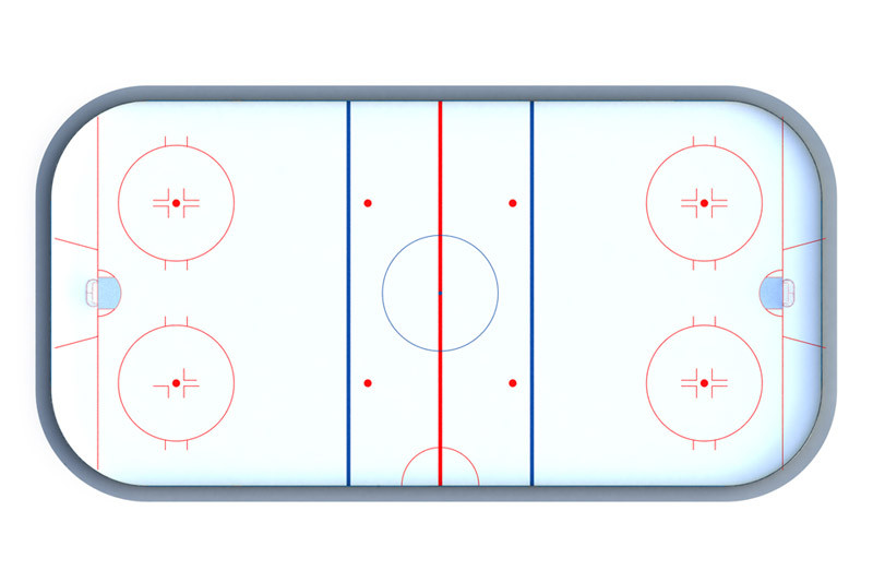 Хоккейная коробка R-7,5м. защитная сетка Н-1500мм по всему периметру ХОК-1.1