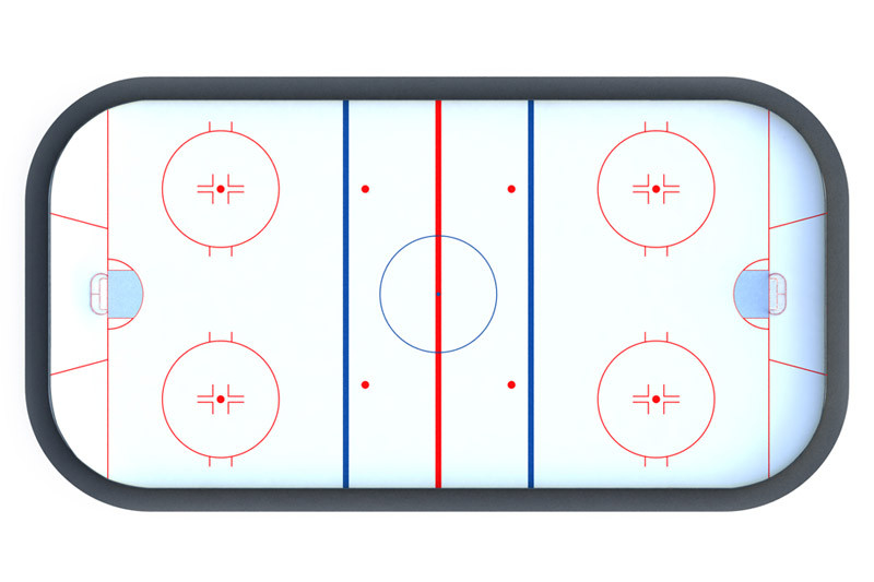 Хоккейная коробка R-5м. защитная сетка Н-1500мм по всему периметру ХОК-1.3