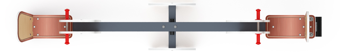 Качалка балансир со спинкой Лошадка - ИО 21.М.01.02-П.01