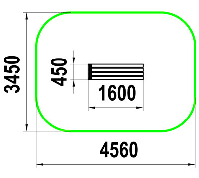 Лавка для отдыха W-04-004