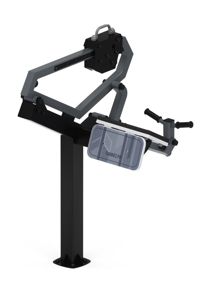 Бицепс стоя (серый) - Уличный тренажер - СТ 035-13