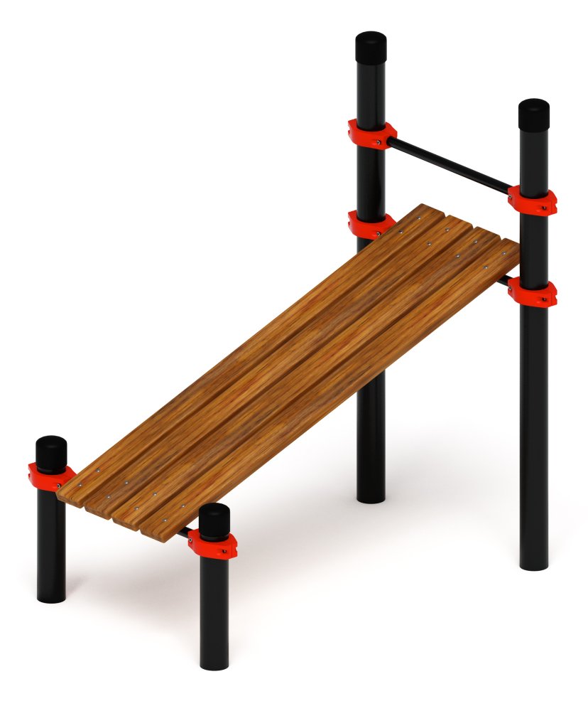 Воркаут 108 красный ВТ 12.13-01